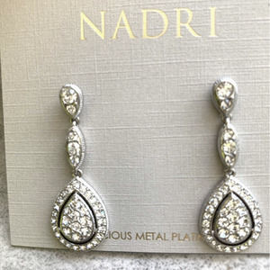 NWT! Nadri cubic zirconia drop earrings